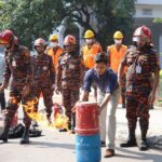সুপ্রিম কোর্টে অগ্নিনিরাপত্তা মহড়া করেছে ফায়ার সার্ভিস