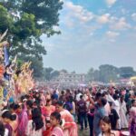 বিসর্জনের অশ্রুতে ঐতিহ্যের বাঁধন, ঘিওরে ২০২ বছরের সম্প্রীতির মেলায় মানুষের ঢল