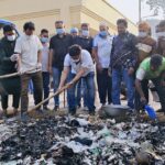মেহেরপুর জেনারেল হাসপাতালে বিএনপির পরিচ্ছন্নতা অভিযান