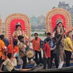 প্রতিমা বিসর্জনে শেষ হলো হিন্দু সম্প্রদায়ের প্রধান ধর্মীয় দুর্গোৎসব