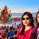 আনন্দ–বিষাদে দেবী দুর্গাকে বিদায়, বিসর্জন দেখতে কক্সবাজার সৈকতে লাখো মানুষের ঢল